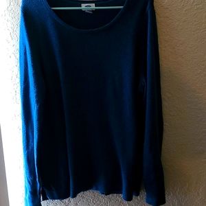 Knit fabric long sleeve